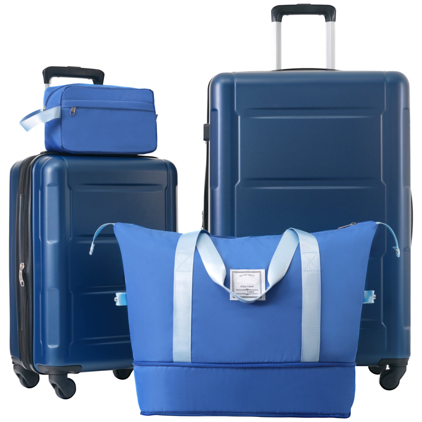 2 Piece Luggage Set with Bags Expanable Spinner Wheels ABS Lightweight Suitcase with TSA Lock 20inch+28inch