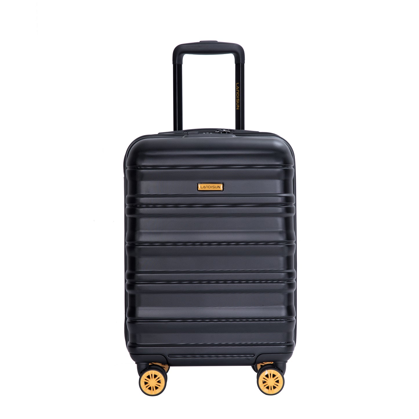 Carry On Luggage Airline Approved18.5' Carry On Suitcase With TSA Approved Carry On Luggage With Wheels Carry on Bag Hard Shell Suitcases, BLACK