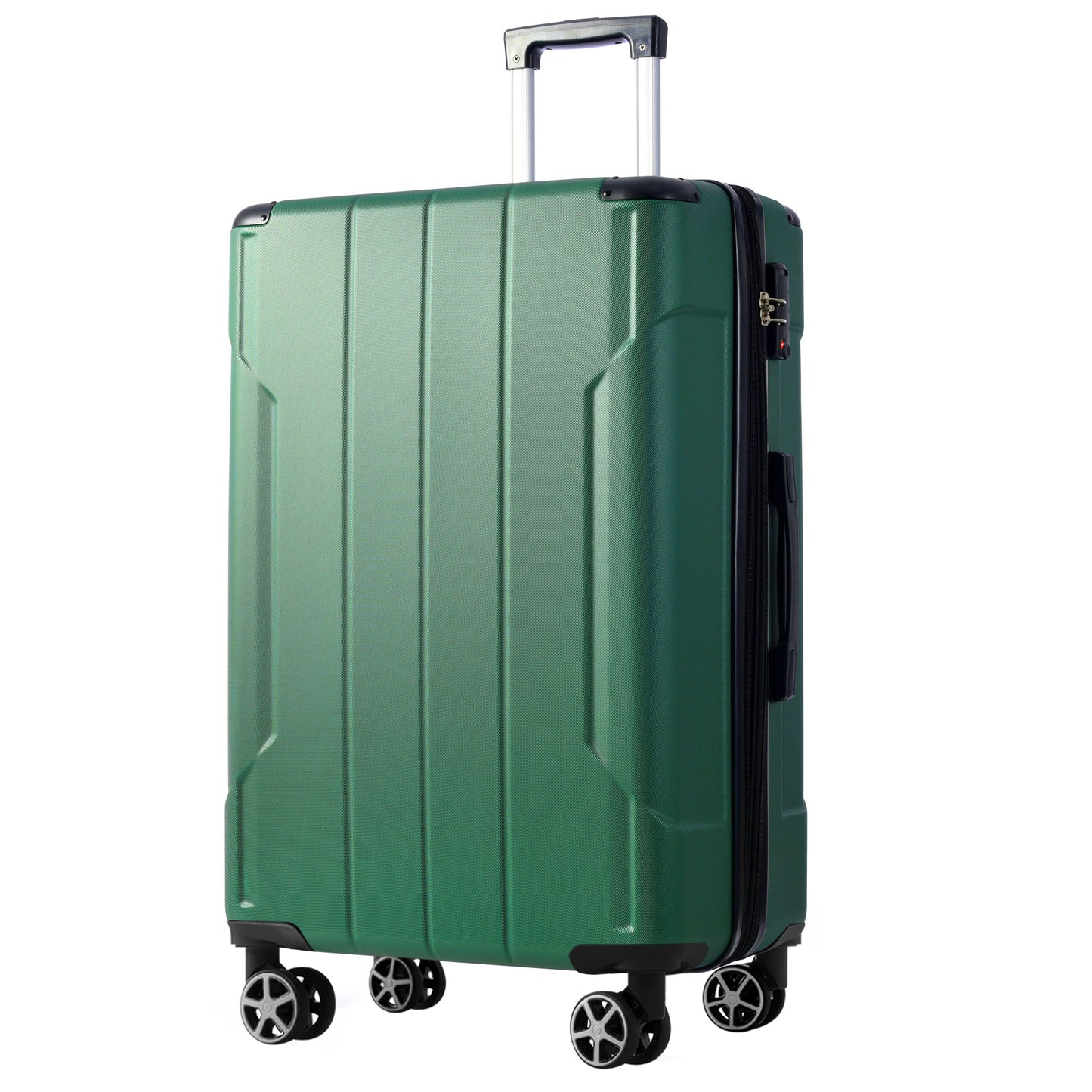 Hardshell Luggage, Lightweight Durable ABS Suitcases with Double Wheels, Expandable 28-inch Checked Luggage 28' (Single Luggage)
