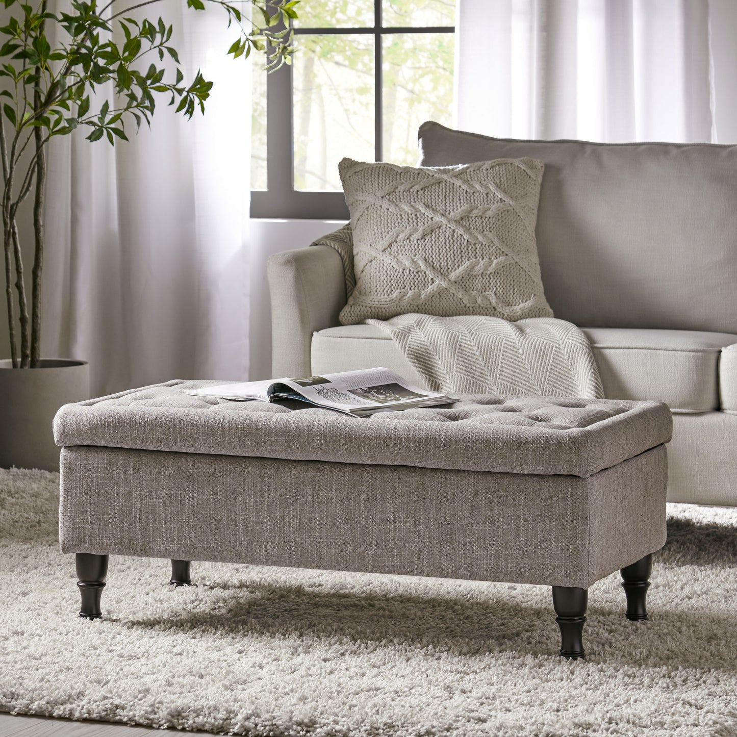 HYATT STORAGE OTTOMAN