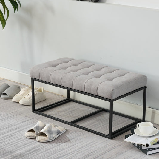 Storage Ottoman Bench, Foot Rest with Legs, 16 x 30 x 16.1 Inches, End of Bed Bench, Storage Chest, Load up to 660 lb, for Living Room, Bedroom, Entryway