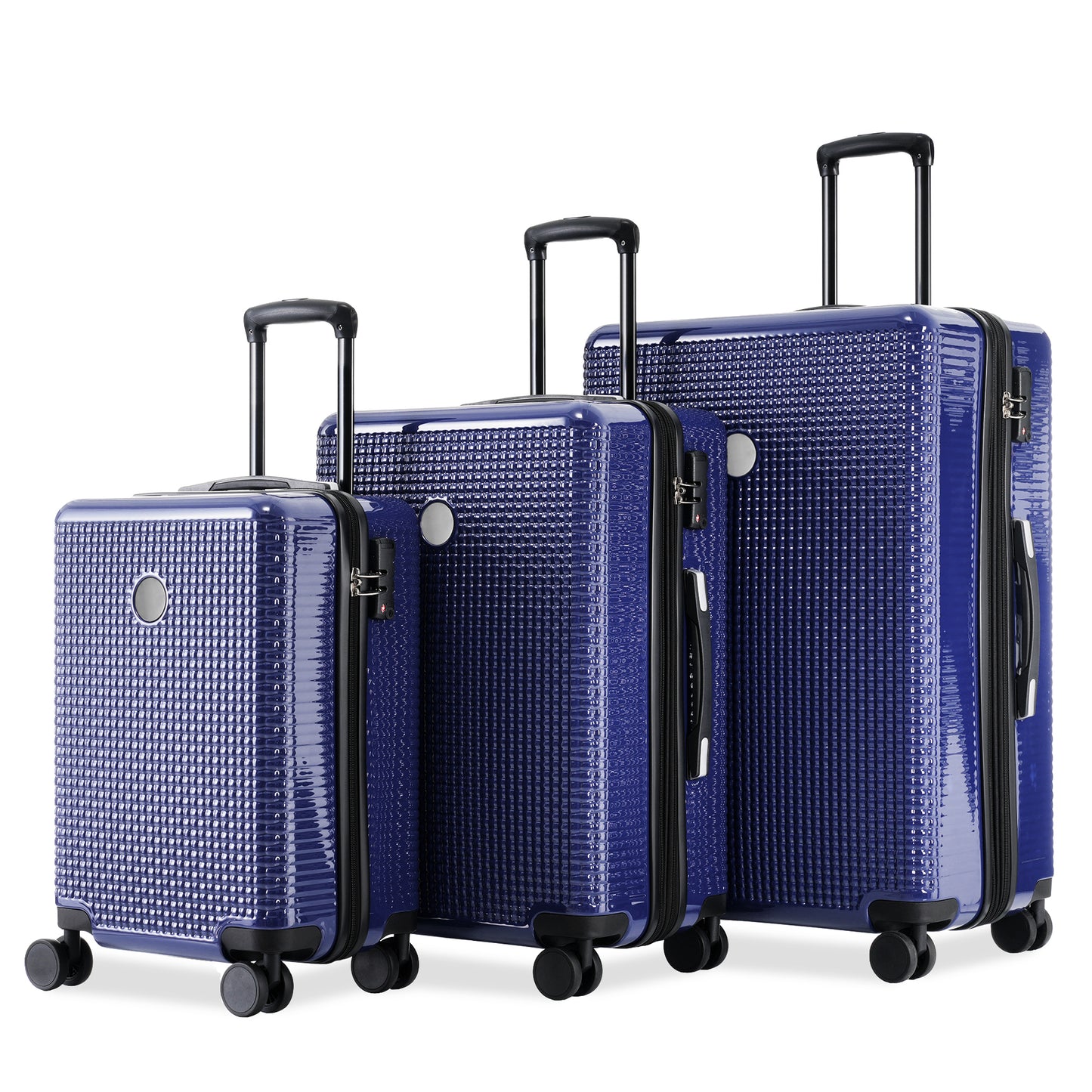Luggage Sets 3 Piece Hardshell Suitcases with Wheels, Lightweight Expandable Travel Luggage with TSA Lock, Carry-on, Checked Luggage(20inch 24inch 28inch)