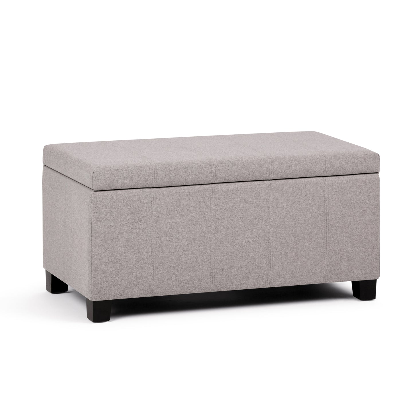 Dover - Storage Ottoman Bench - Cloud Grey