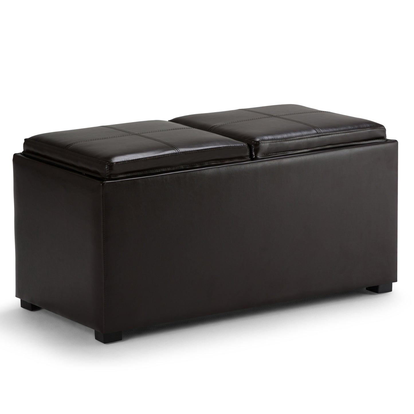 Avalon - 5 Piece Storage Ottoman - Tanners Brown