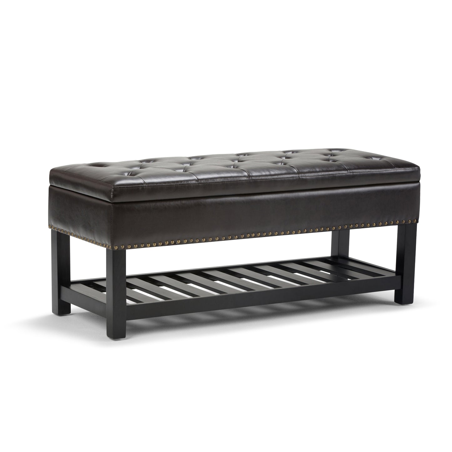 Lomond - Storage Ottoman Bench - Tanners Brown