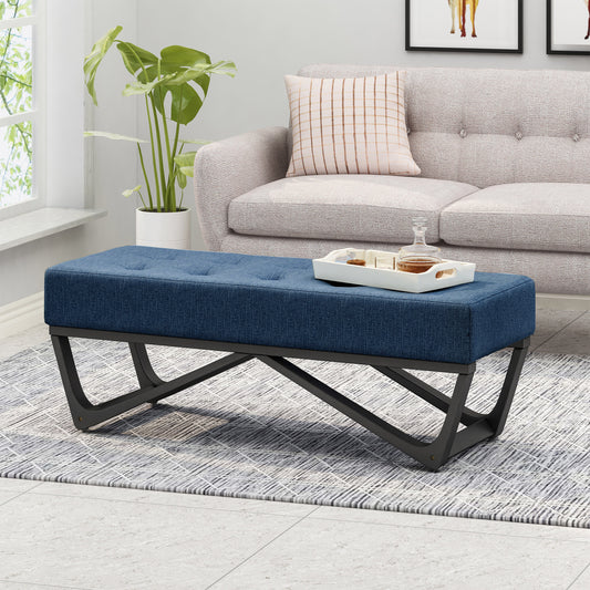 Navy blue Ottoman