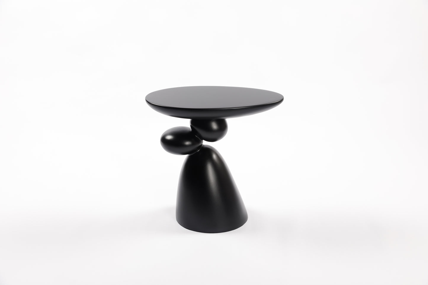 Lucky Stone End Table, Fiberglass Side Table, Modern Minimalist Corner Table, Coffee table with Decoration,  Home Decor for Living Room, Bedroom, Guestroom